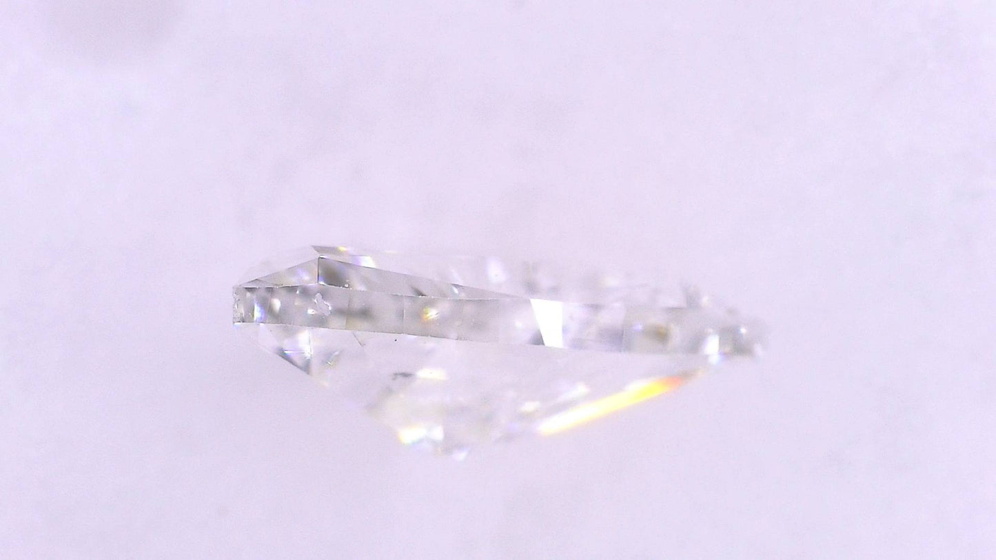 0.421ct F SI-1 ****/GD/GD NONE NATURAL 5.51-5.95X2.08mm X Diamond Loose