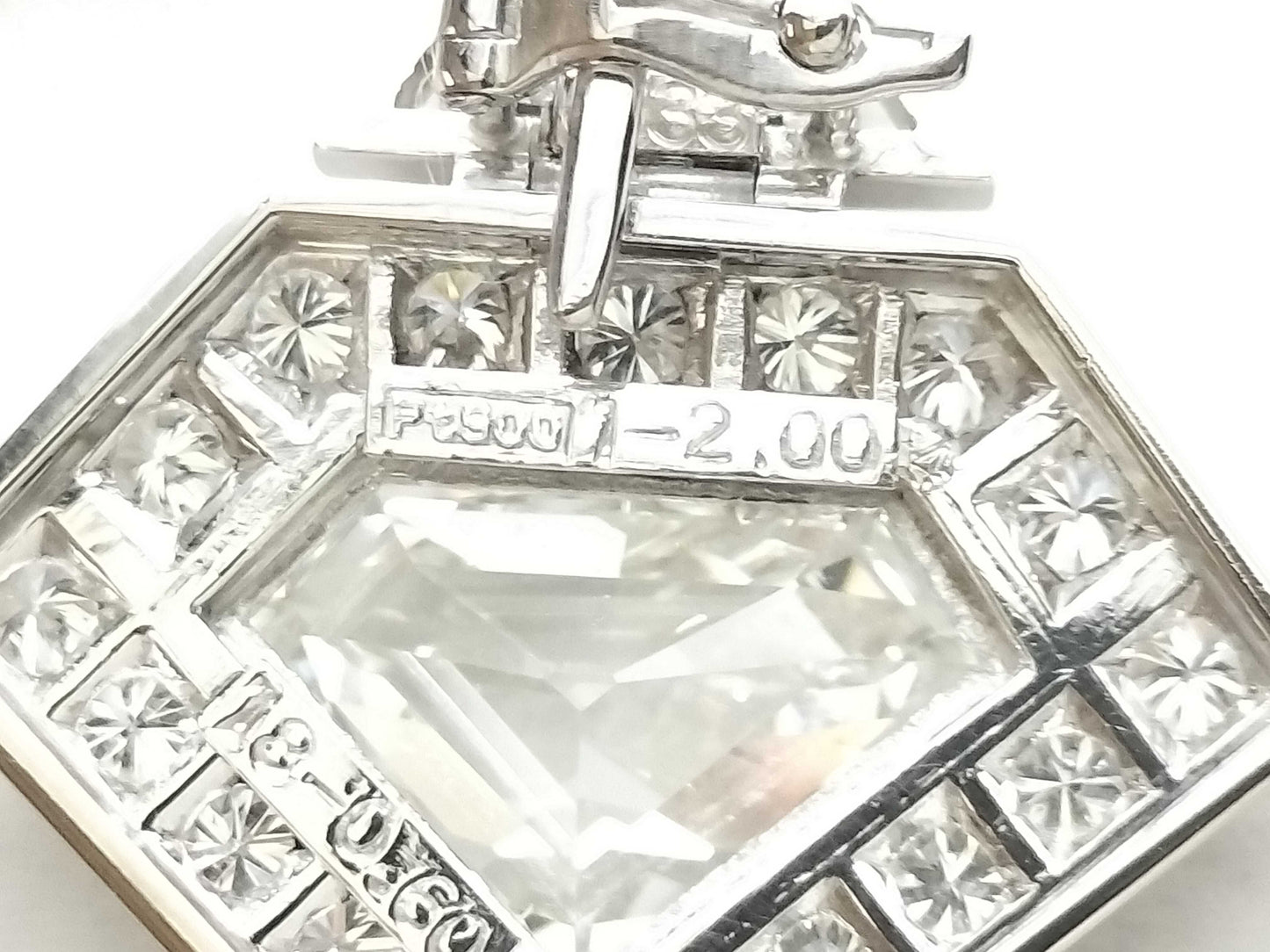 D2.004ct D0.30ct FD0.60ct Diamond PT900 33.6g Necklace