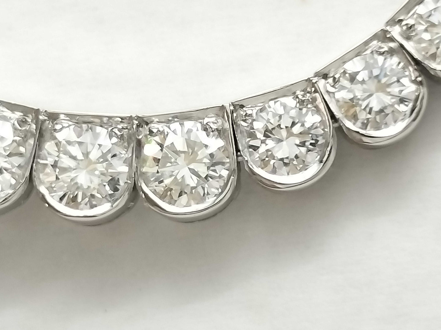 D2.004ct D0.30ct FD0.60ct Diamond PT900 33.6g Necklace