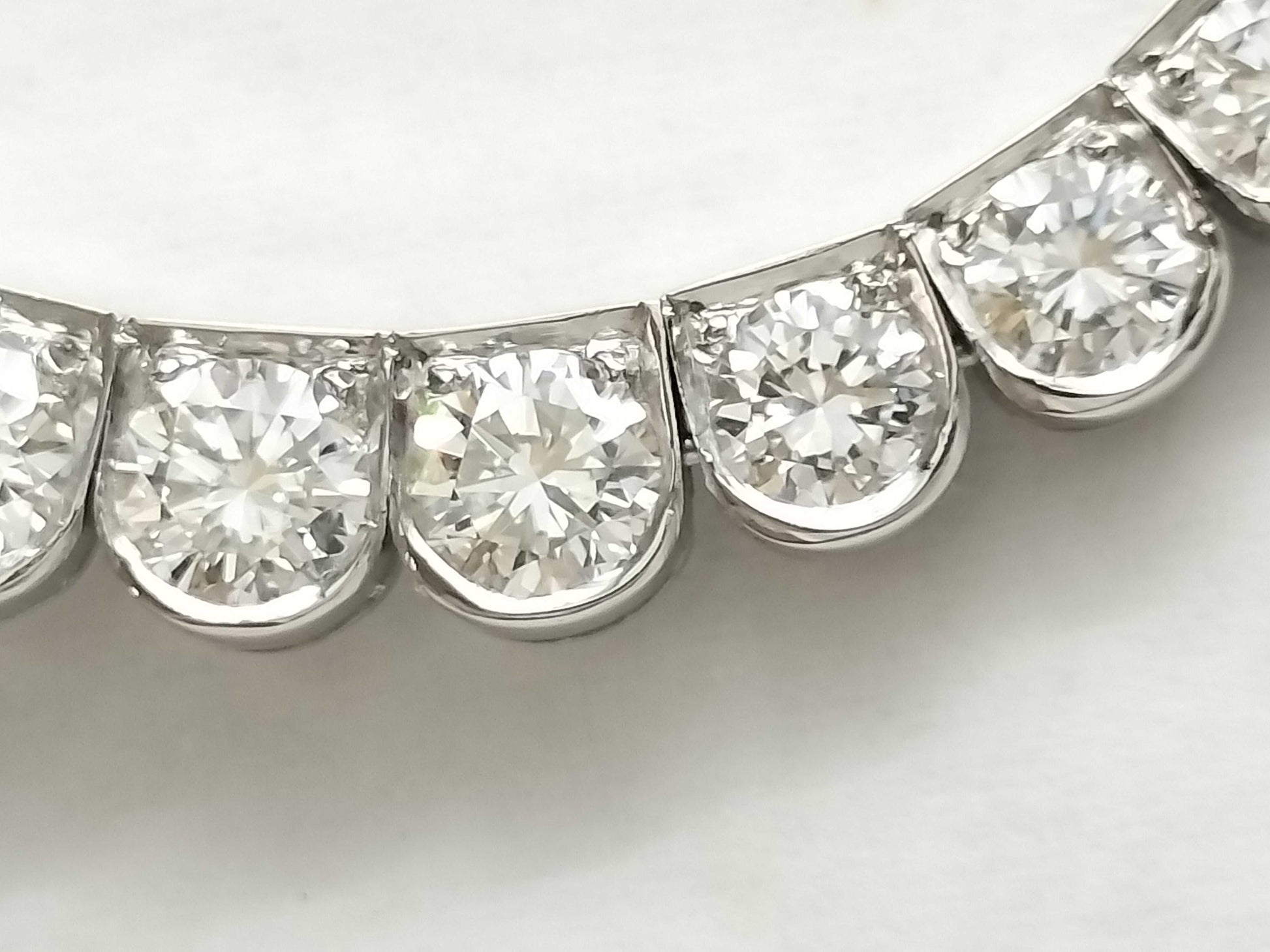 D2.004ct D0.30ct FD0.60ct Diamond PT900 33.6g Necklace