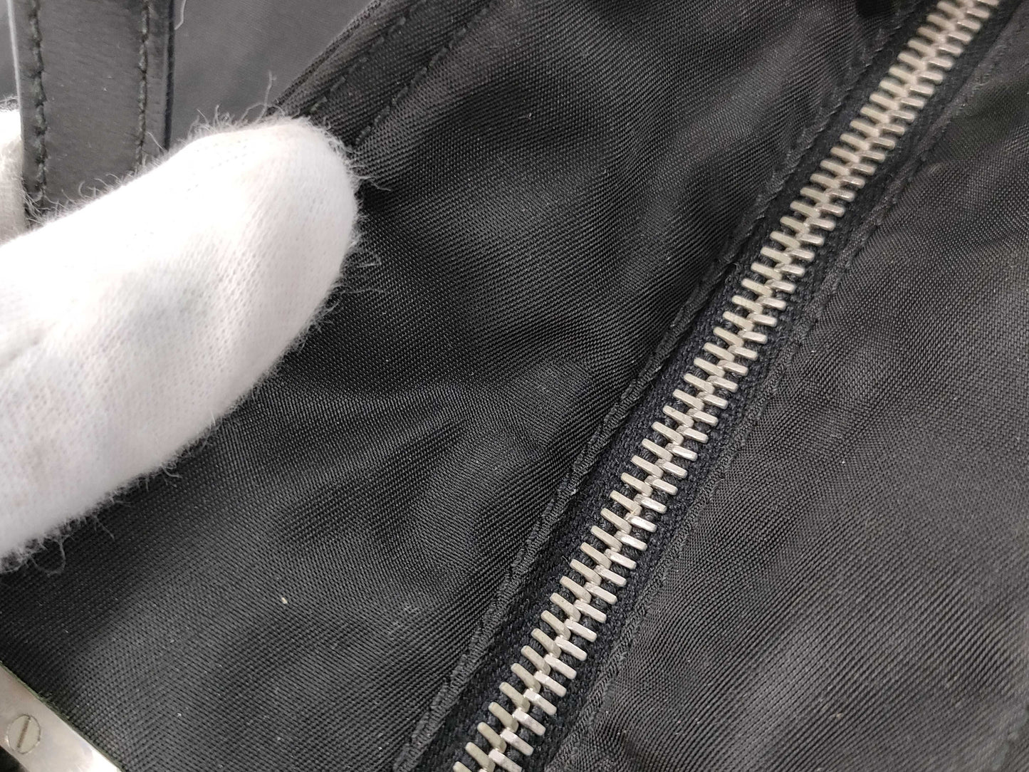 PRADA nylon tote bag, black