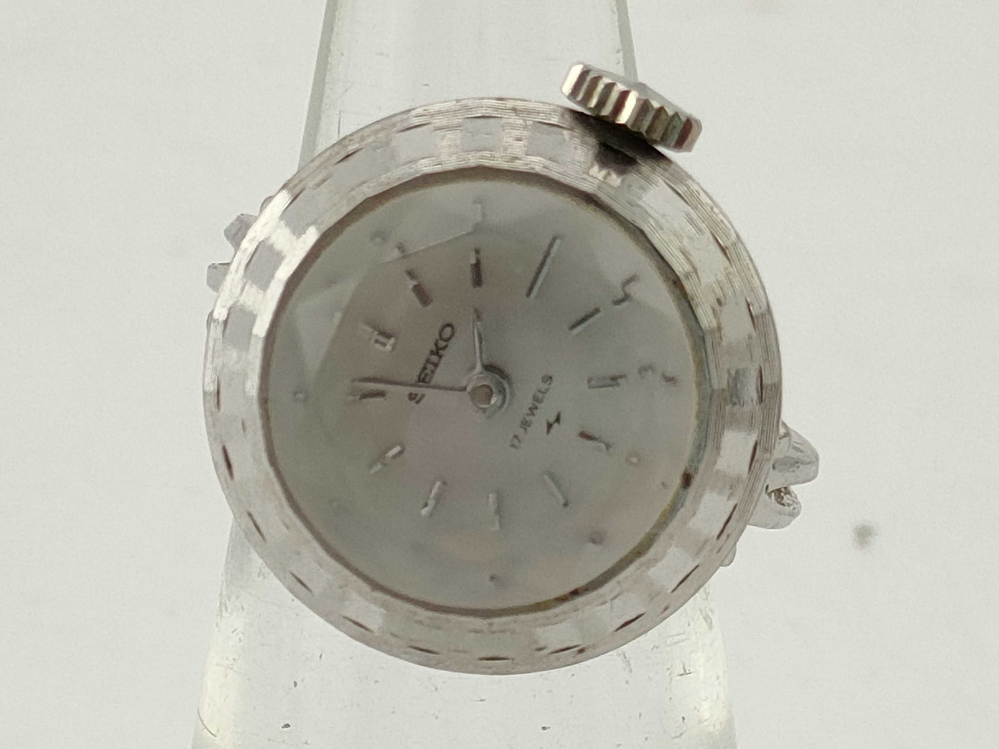SEIKO Ring Watch 11-0290 330849 Manual Winding Non-Moving Women's Watch