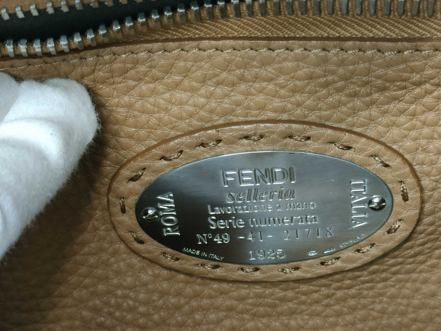 FENDI Selleria black handbag with ST