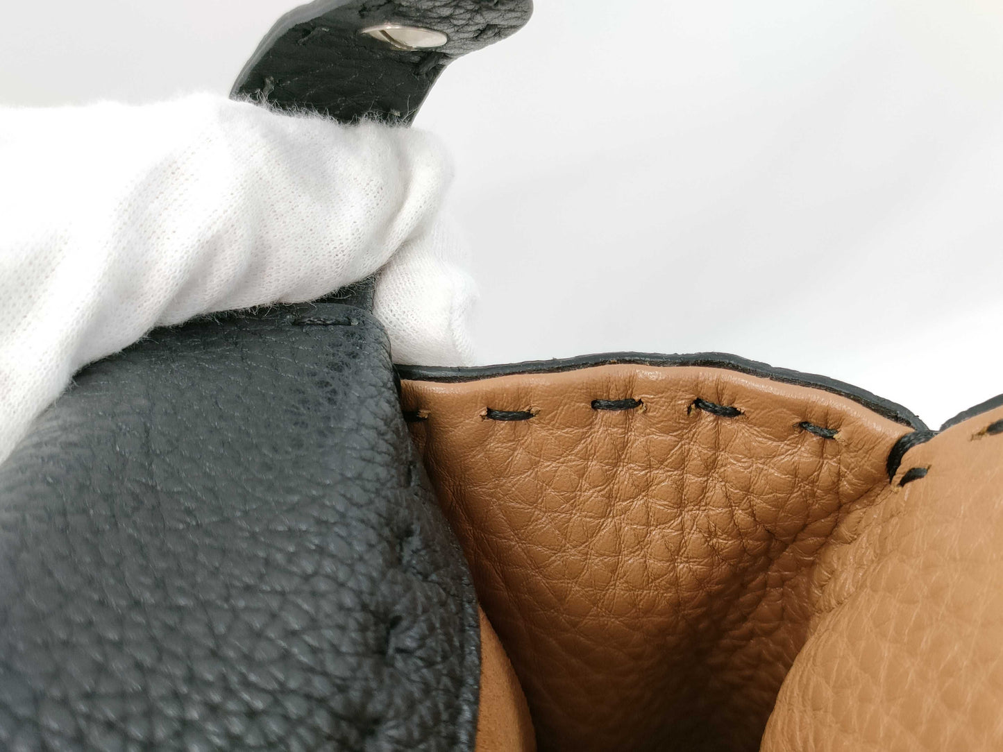 FENDI Selleria black handbag with ST