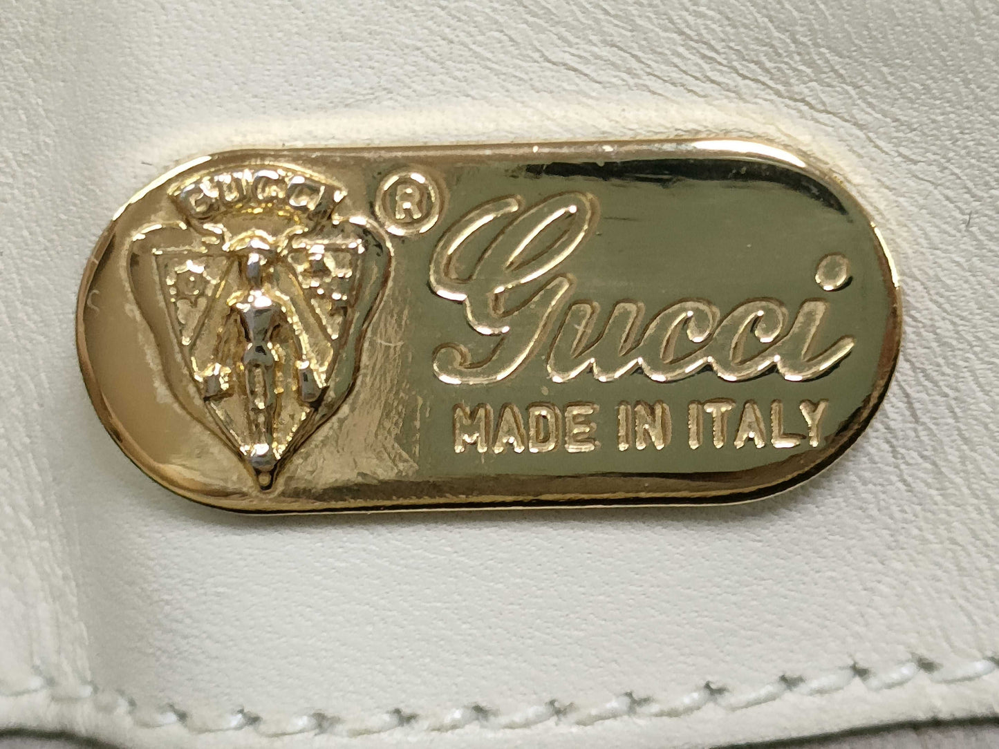 GUCCI Old Gucci Leather Handbag 000 101 0140 Handbag
