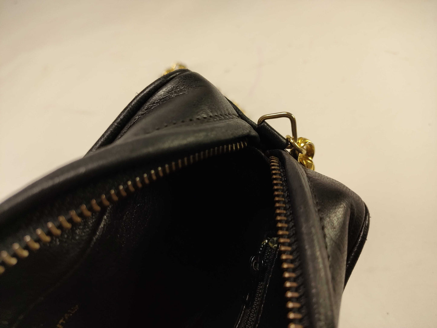 CHANEL Lambskin Tassel Chain Shoulder Bag, Vertical Stitch, No. 2