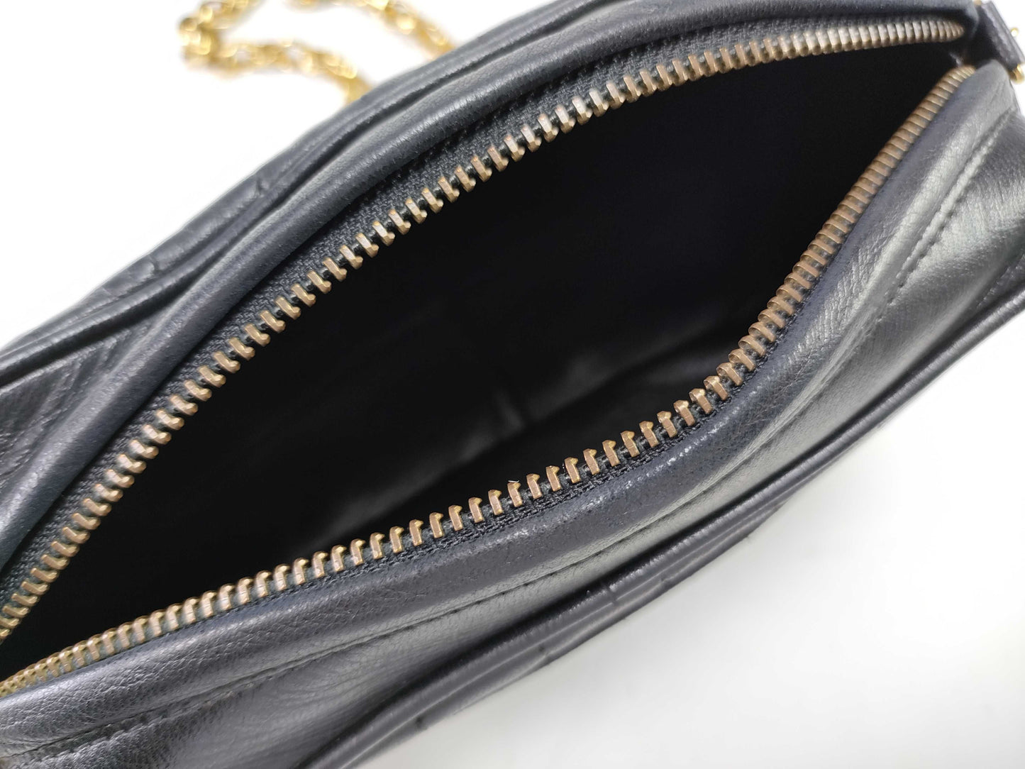 CHANEL Lambskin Tassel Chain Shoulder Bag, Vertical Stitch, No. 2