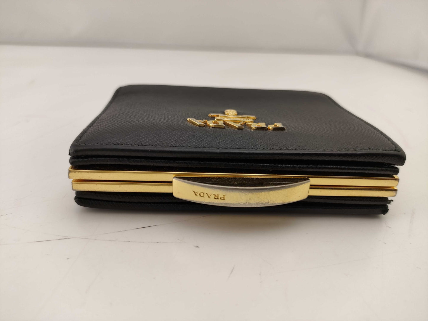 PRADA Saffiano Compact Wallet