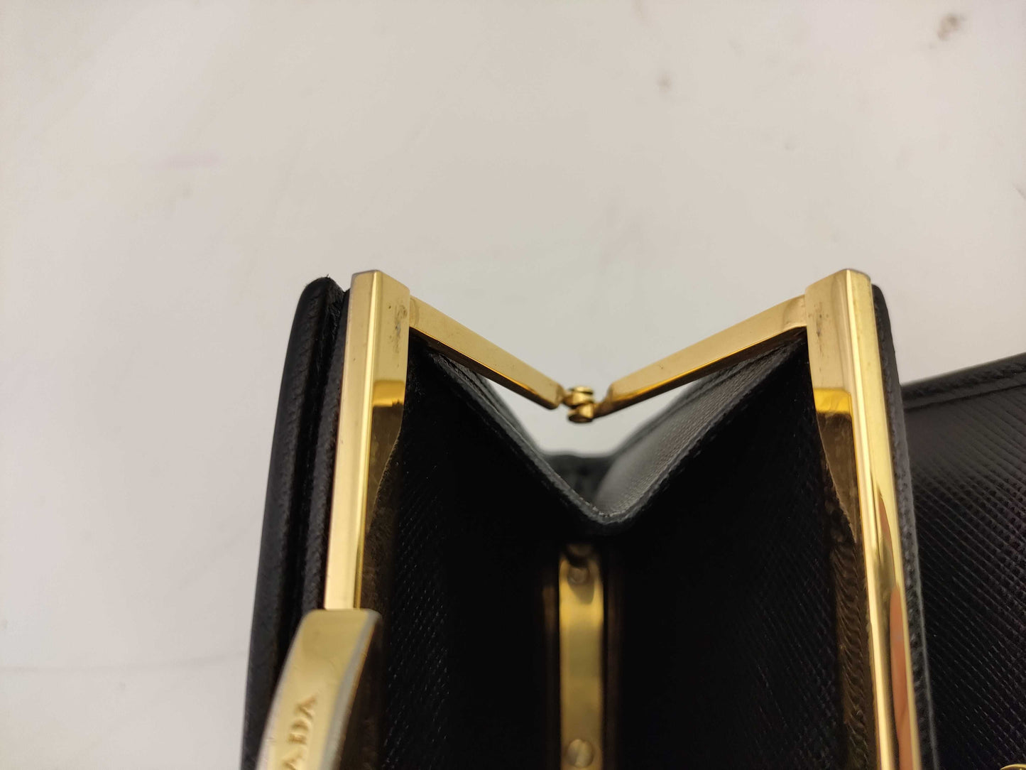PRADA Saffiano Compact Wallet