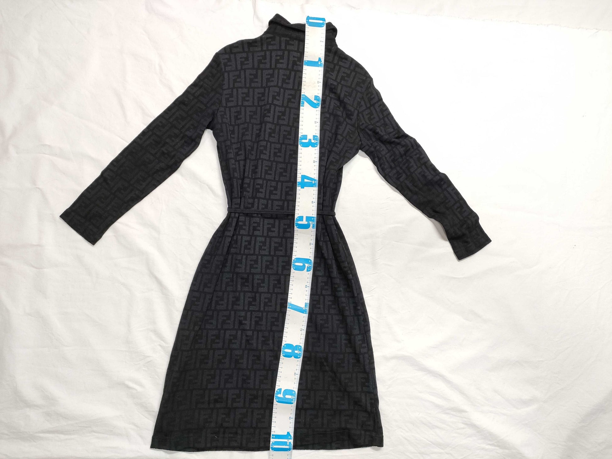 FENDI Zucca print dress, black