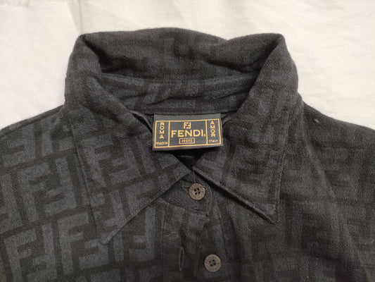 FENDI Zucca print dress, black