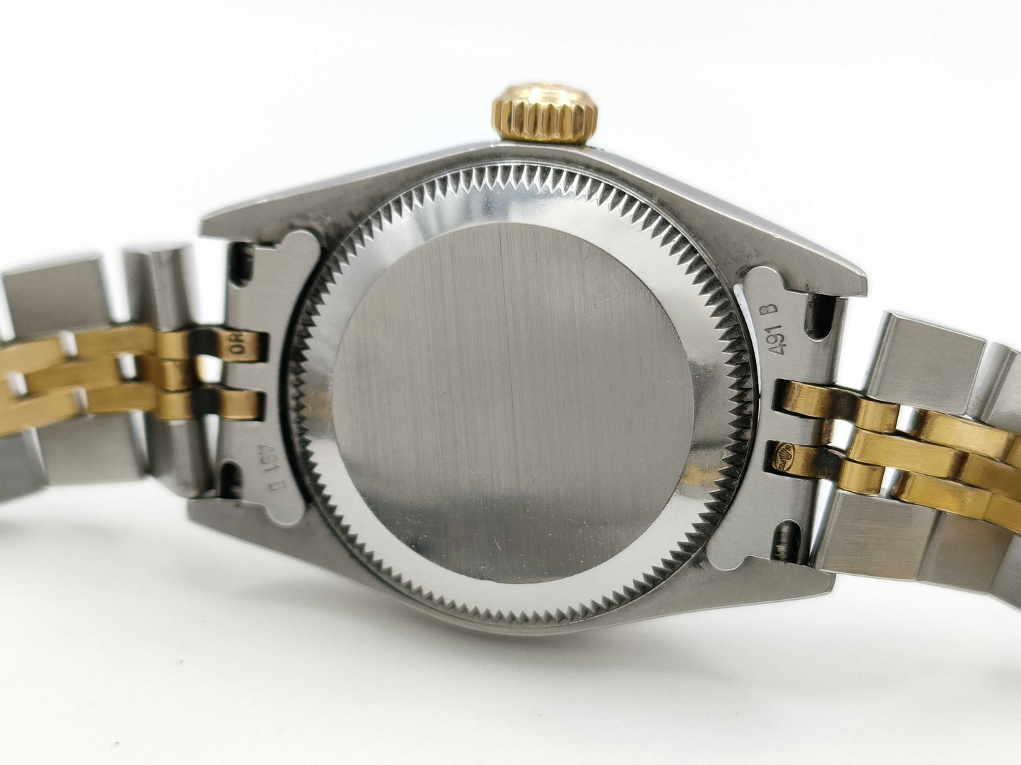 ROLEX 67193 U2*1**2 Gray Dial Women's Watch