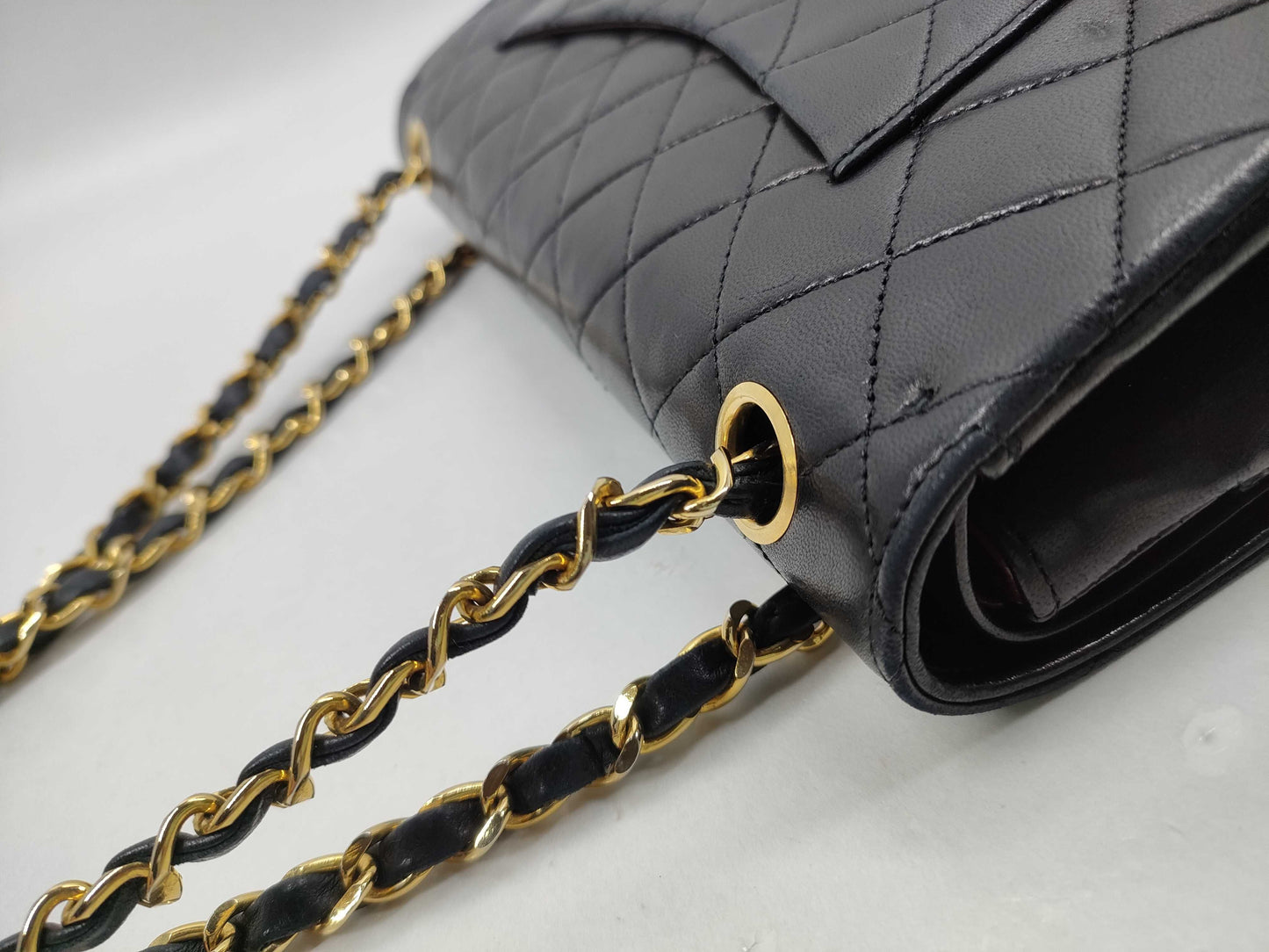 CHANEL Lambskin Matelasse W 0 Series Shoulder Bag