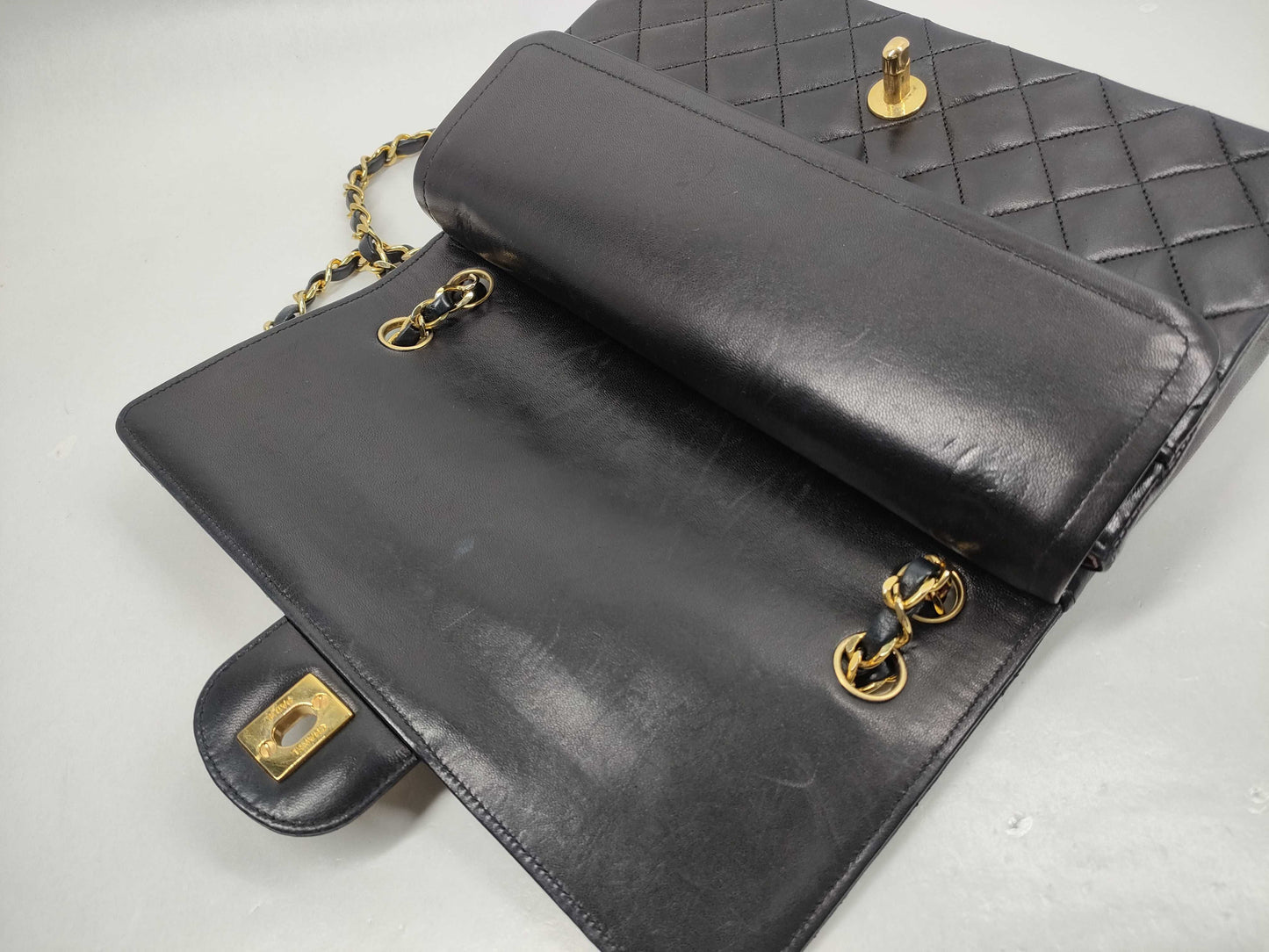 CHANEL Lambskin Matelasse W 0 Series Shoulder Bag
