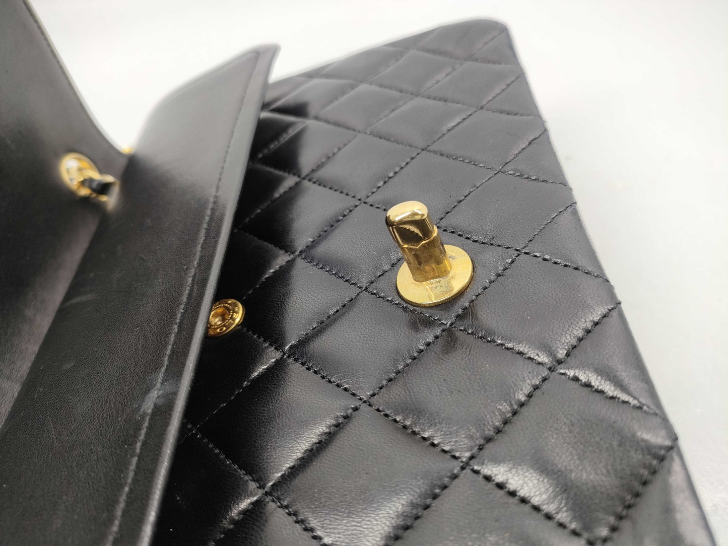 CHANEL Lambskin Matelasse W 0 Series Shoulder Bag