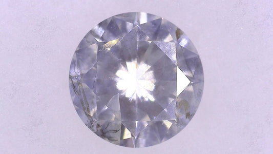 0.449ct H I-1 POOR/PR/GD MEDIUM BLUE NATURAL 5.06-5.08X2.91mm Diamond Loose