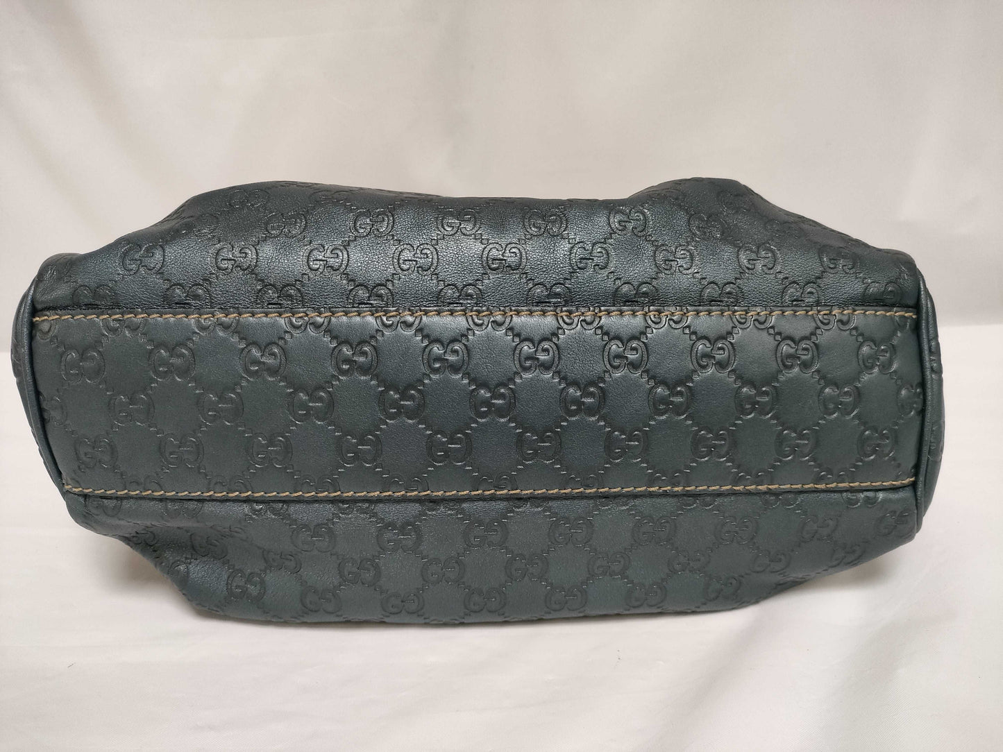 GUCCI Sukey Shima Leather Tote Bag