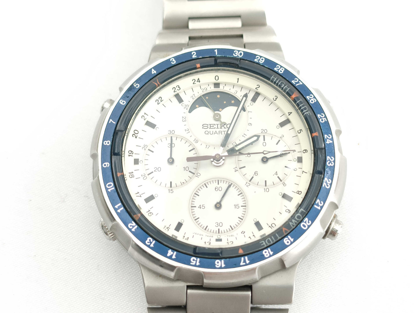 SEIKO 7A48-7050 Fishing Master 520740 Quartz Men's Watch