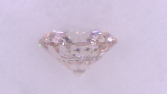 0.326ct FANCY LIGHT ORANGY PINK I-1 ****/GD/GD NONE NATURAL 4.39-4.45X2.65mm RD PL Analyzed Chromogenic Index Loose