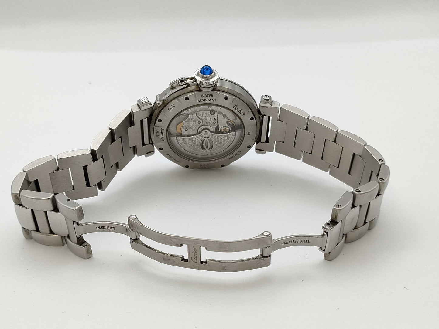 Cartier Pasha Grid W31059H3 2379 816617UF Automatic Men's Watch