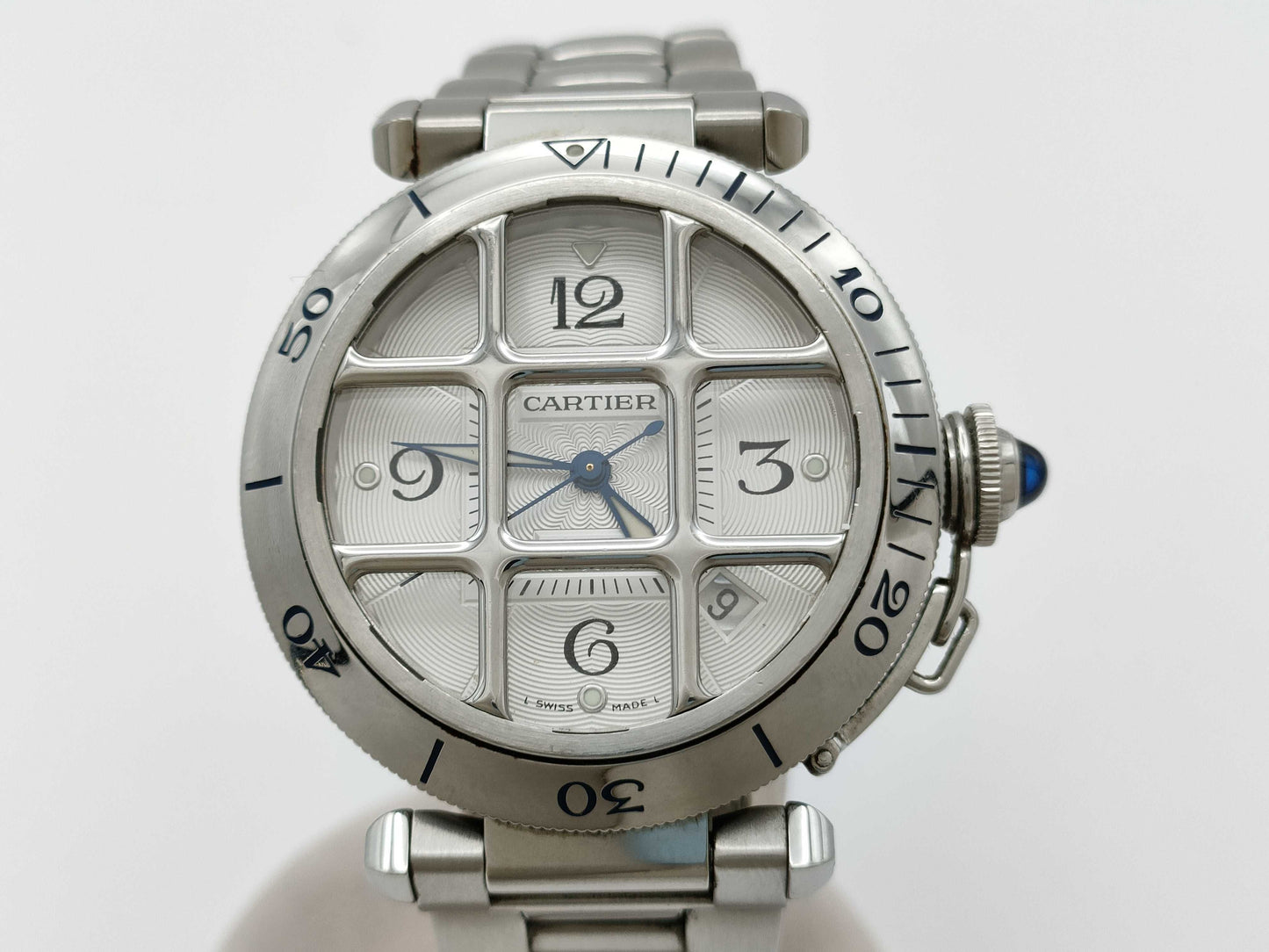Cartier Pasha Grid W31059H3 2379 816617UF Automatic Men's Watch