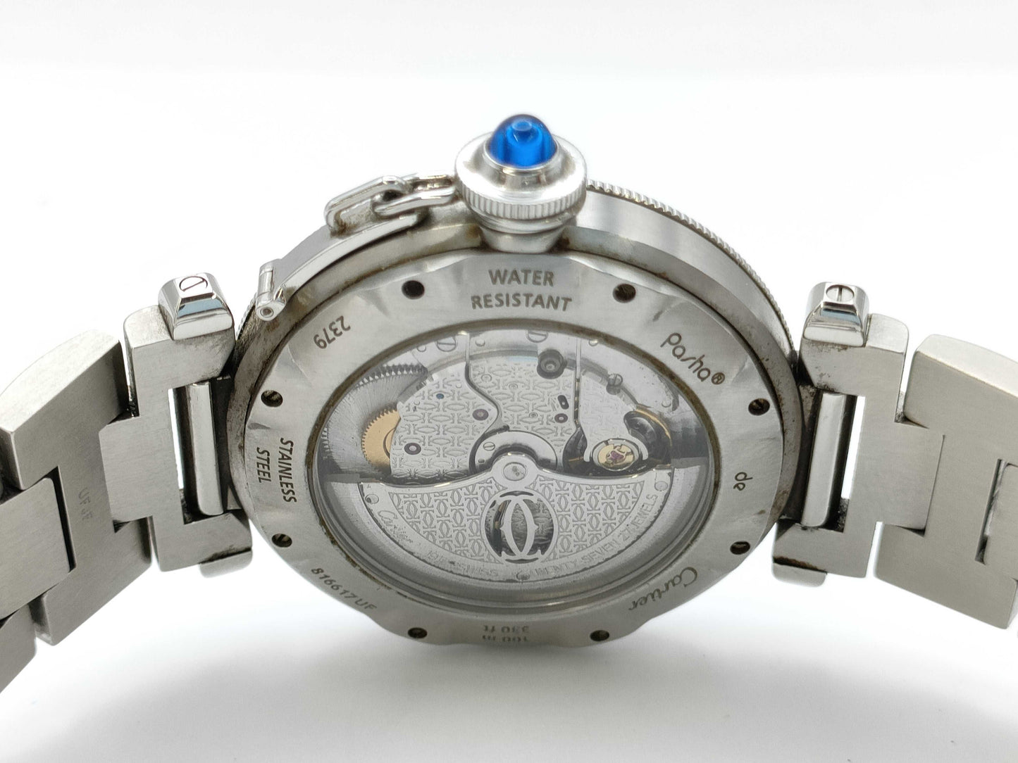 Cartier Pasha Grid W31059H3 2379 816617UF Automatic Men's Watch