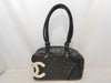 CHANEL Cambon Bowling Tote Black Handbag