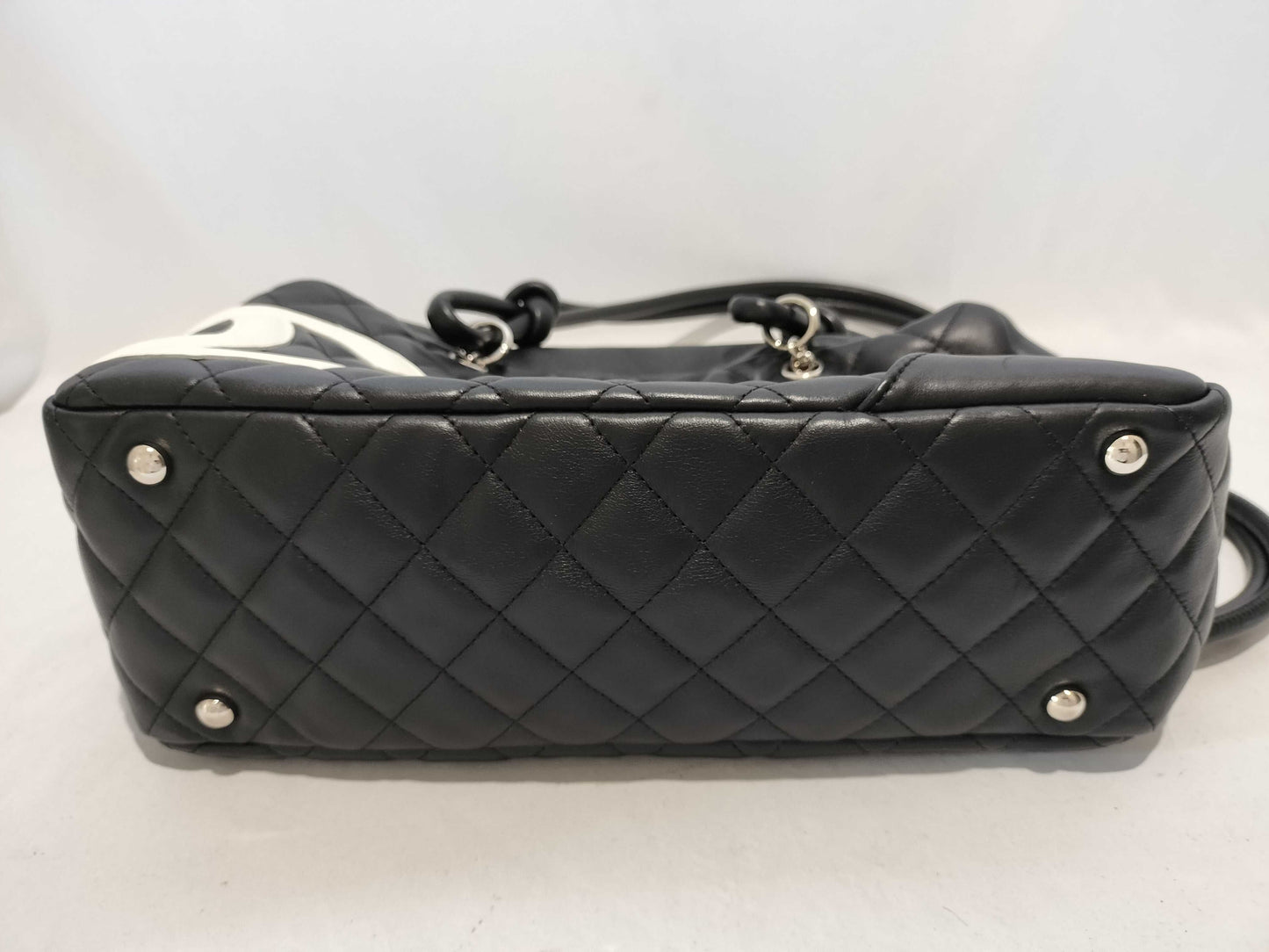 CHANEL Cambon Bowling Tote Black Handbag