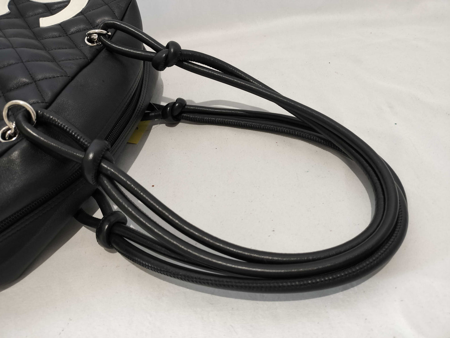 CHANEL Cambon Bowling Tote Black Handbag