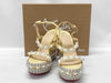 Christian Louboutin studded patent leather sandals