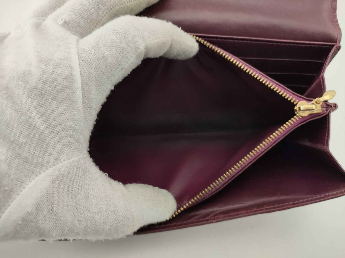 LOUIS VUITTON Vernis Vernis Porto Sarah Wallet