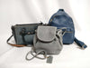 HERMES COACH 3-Piece Leather Bag Set Handbag