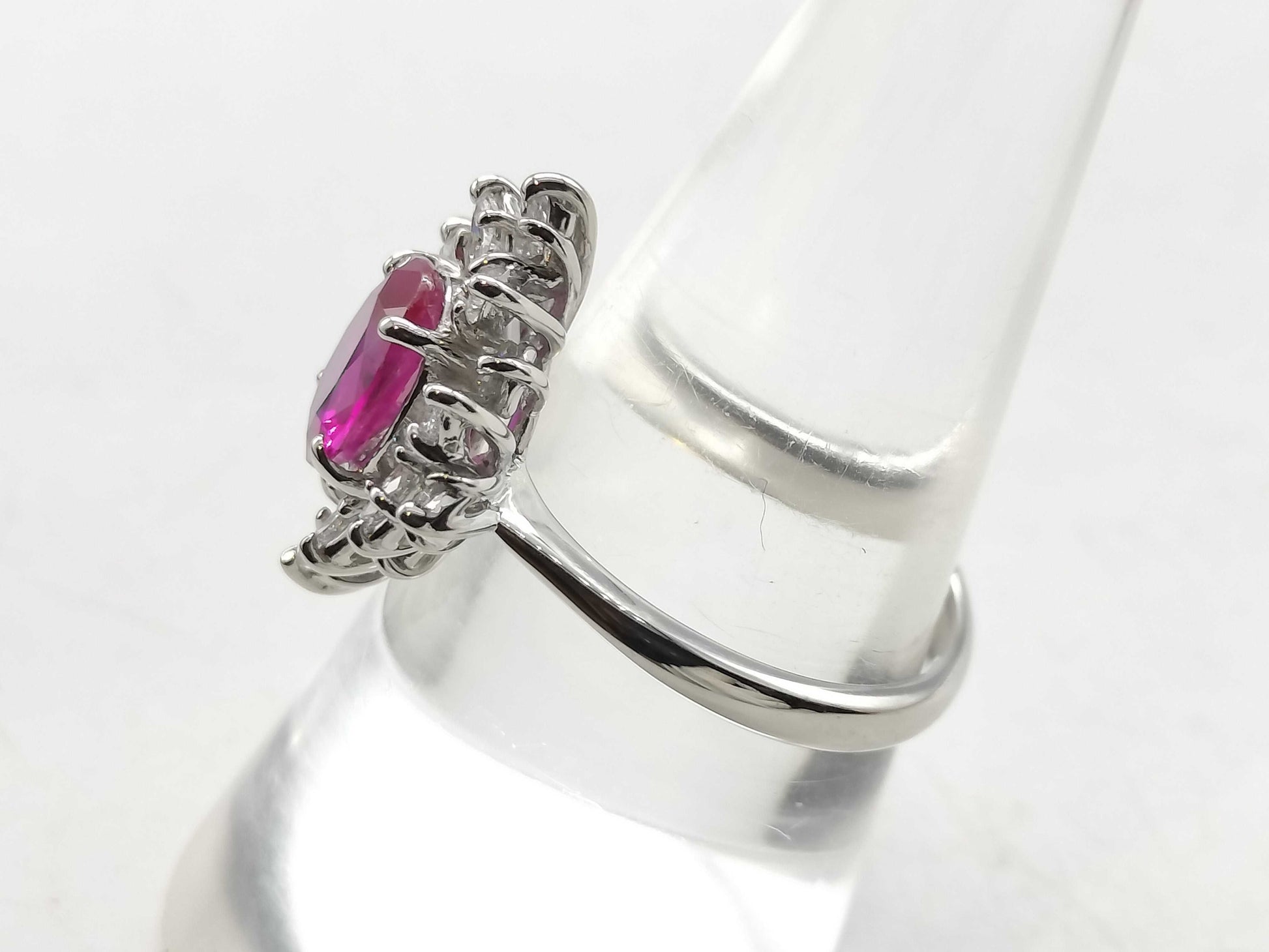 R1.62ct D0.78ct PT900 7.1g Ring