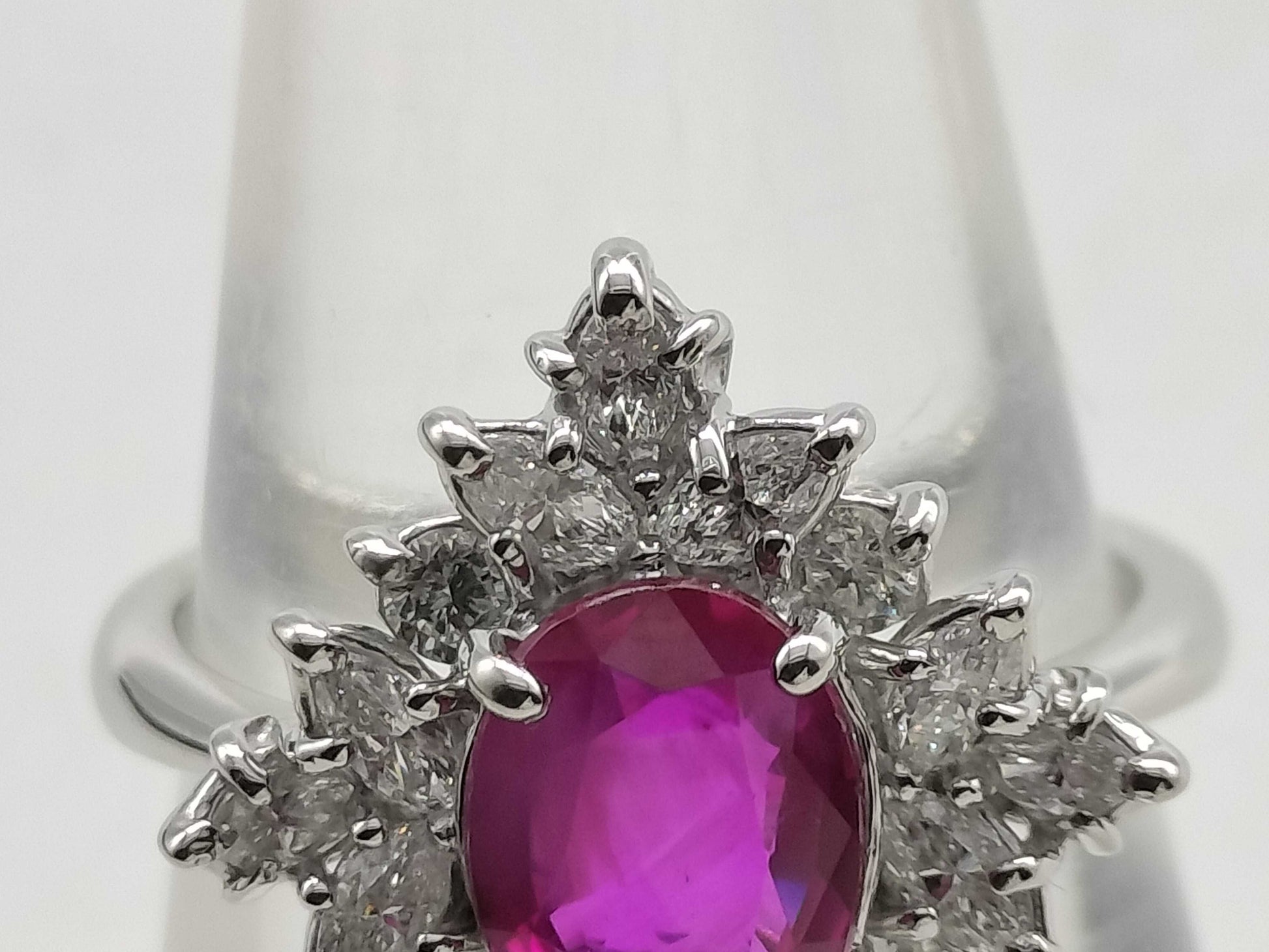 R1.62ct D0.78ct PT900 7.1g Ring