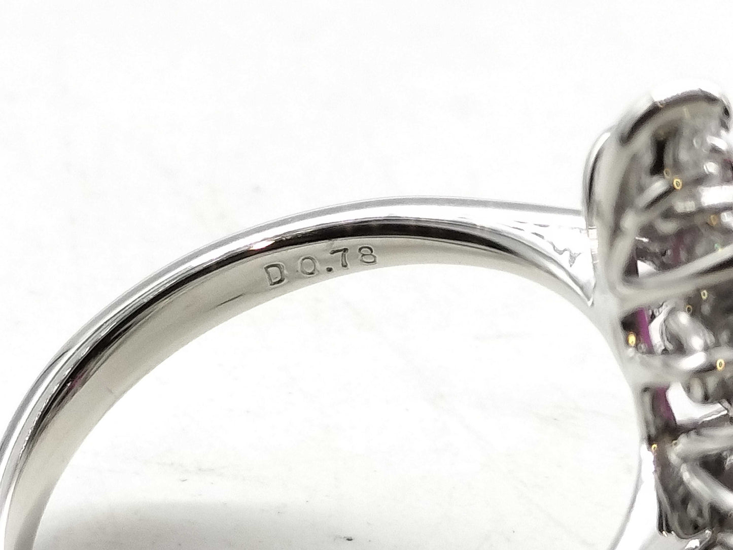 R1.62ct D0.78ct PT900 7.1g Ring