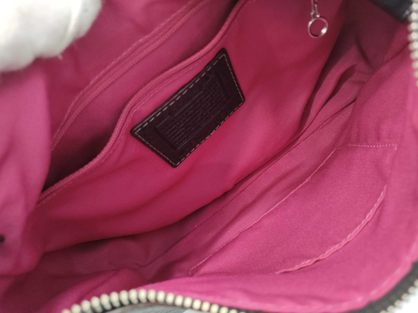 COACH Leather One-Shoulder Shoulder Bag