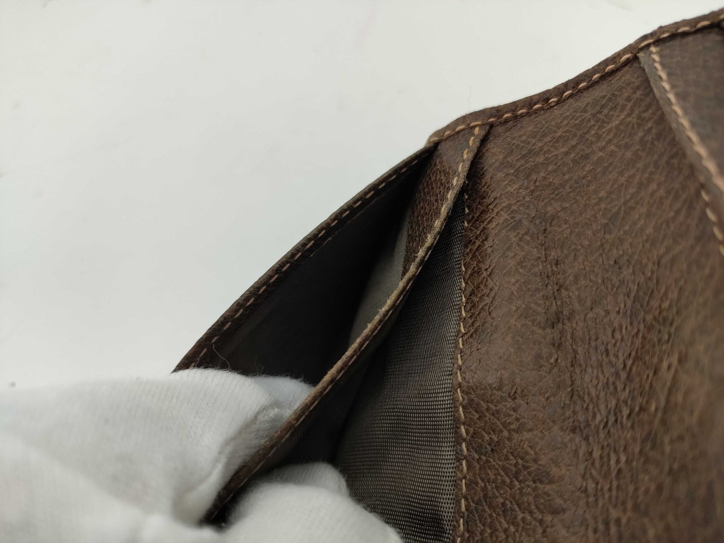 GUCCI Old Gucci Long Wallet Sherry Wallet