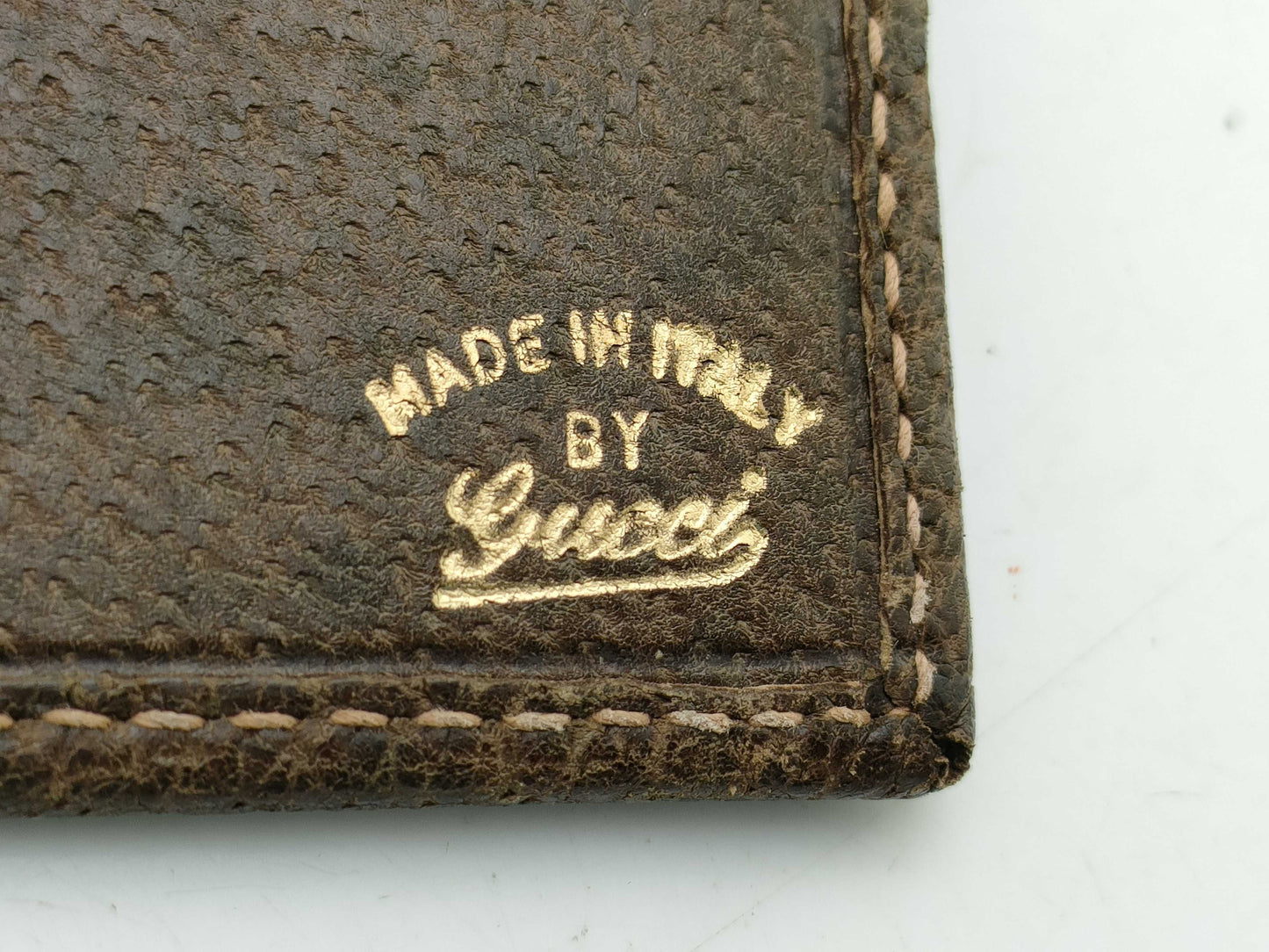 GUCCI Old Gucci Long Wallet Sherry Wallet