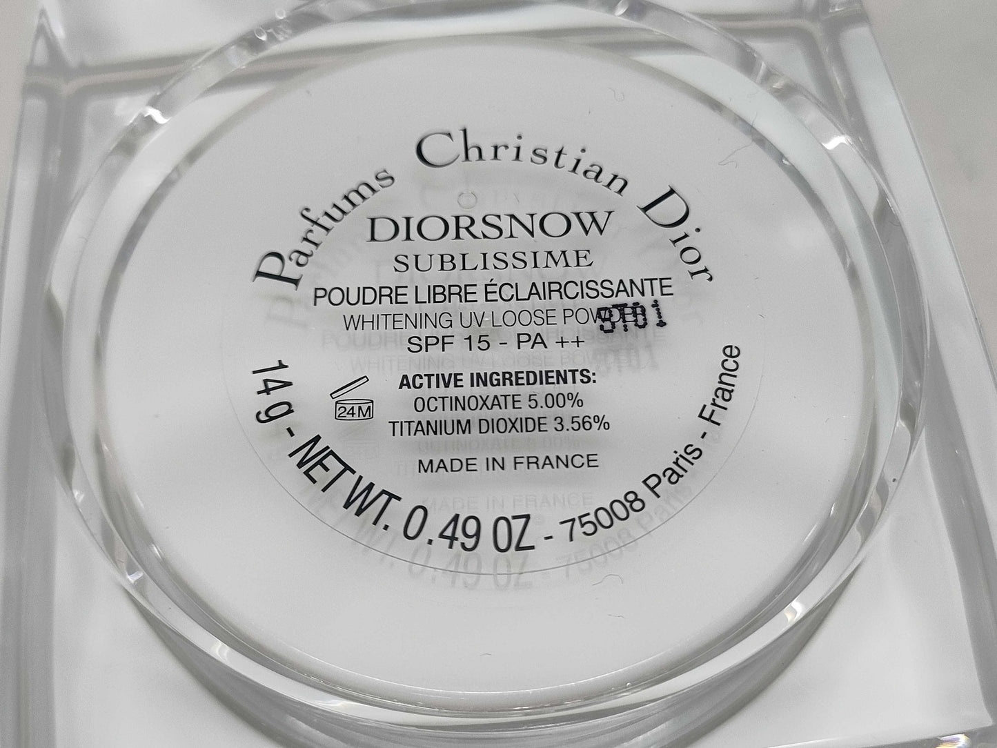 Dior Whitening Powder * Silky Soap 2 pieces Other accessories