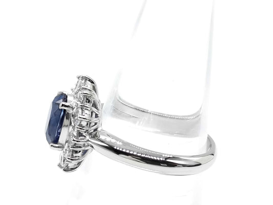 S1.50ct D0.67ct PT900 6.4g Ring