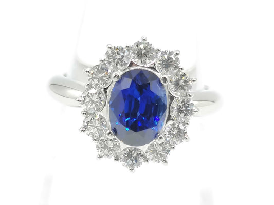 S1.50ct D0.67ct PT900 6.4g Ring