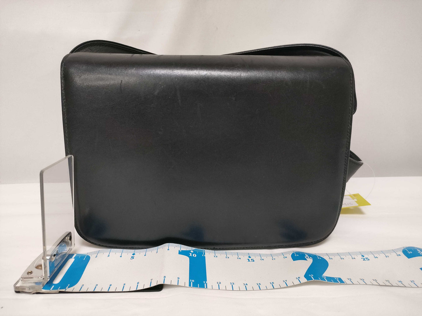 CELINE Triomphe Gold Hardware Leather Shoulder Bag Black Shoulder Bag