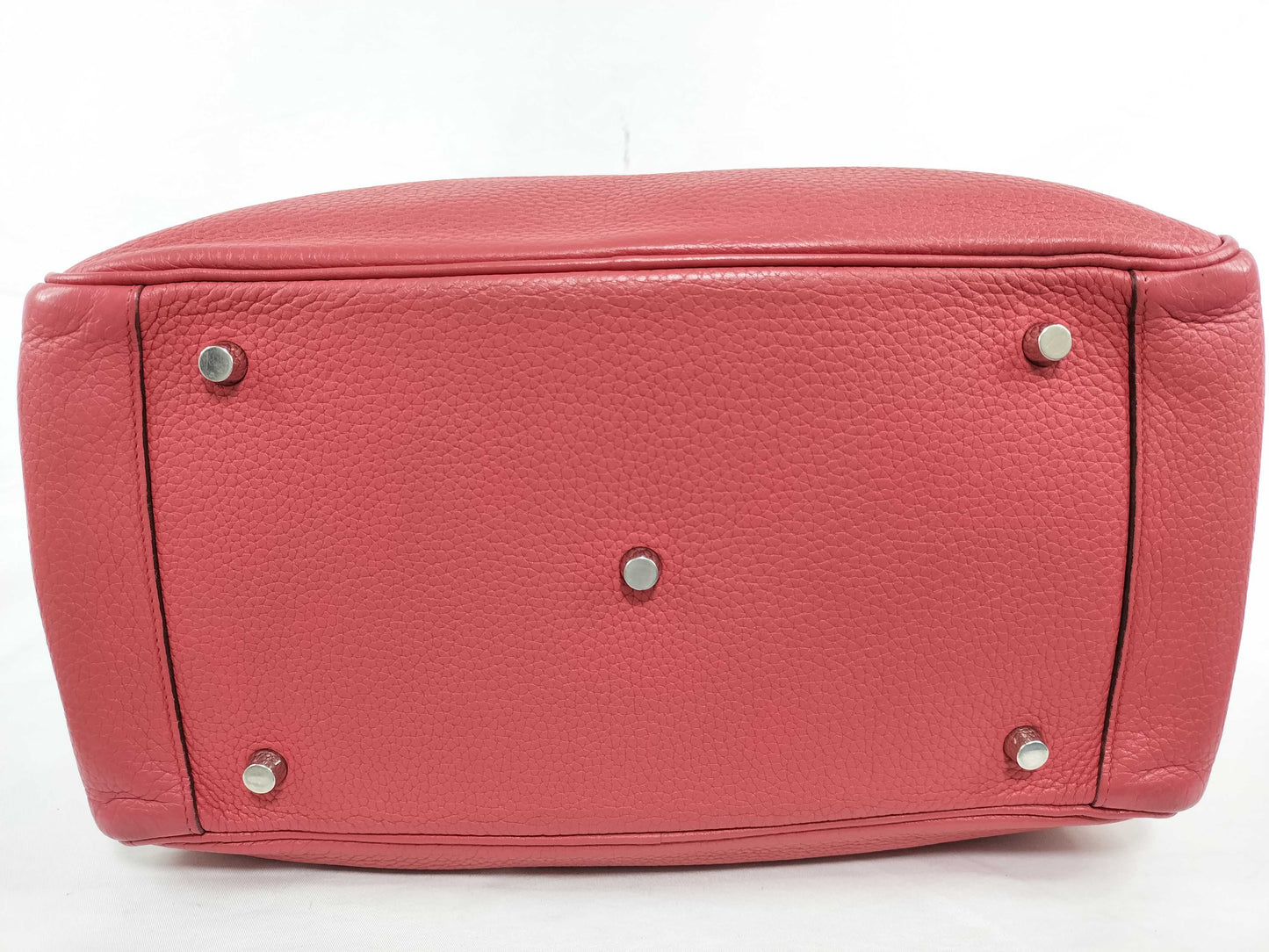 HERMES Lindy 34 Taurillon Red Handbag
