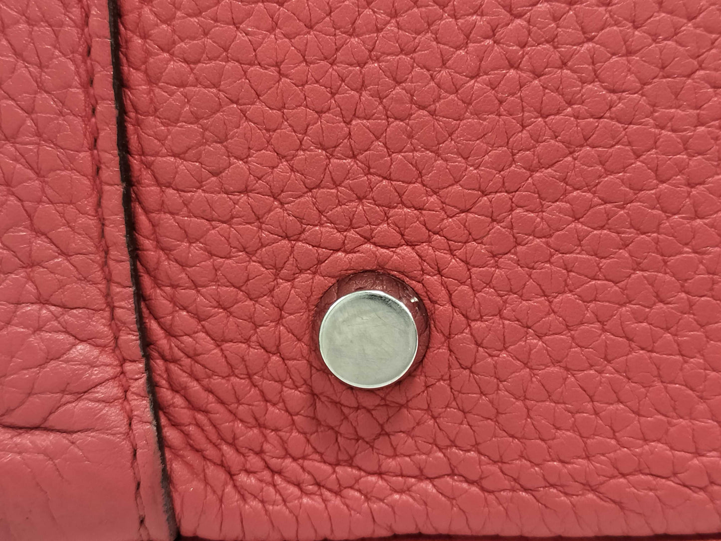 HERMES Lindy 34 Taurillon Red Handbag