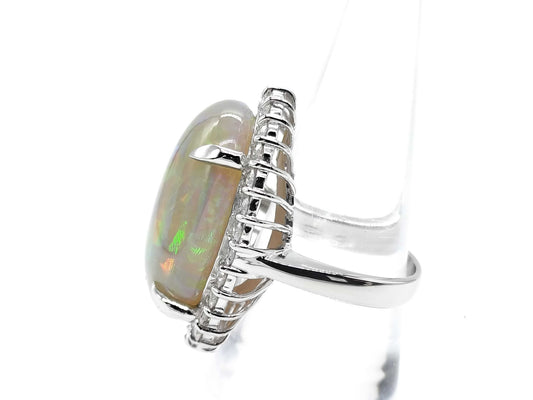 OP19.64ct D1.70ct PT900 18.8g Ring