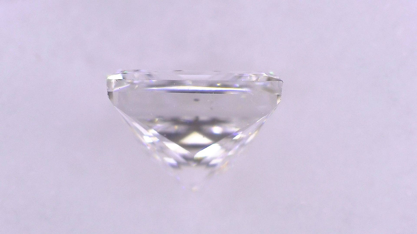 0.341ct E VS-2 ****/GD/GD NONE NATURAL 3.88-3.74X2.73mm SQ Diamond Loose