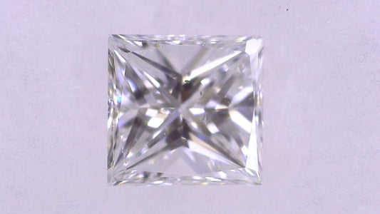 0.341ct E VS-2 ****/GD/GD NONE NATURAL 3.88-3.74X2.73mm SQ Diamond Loose