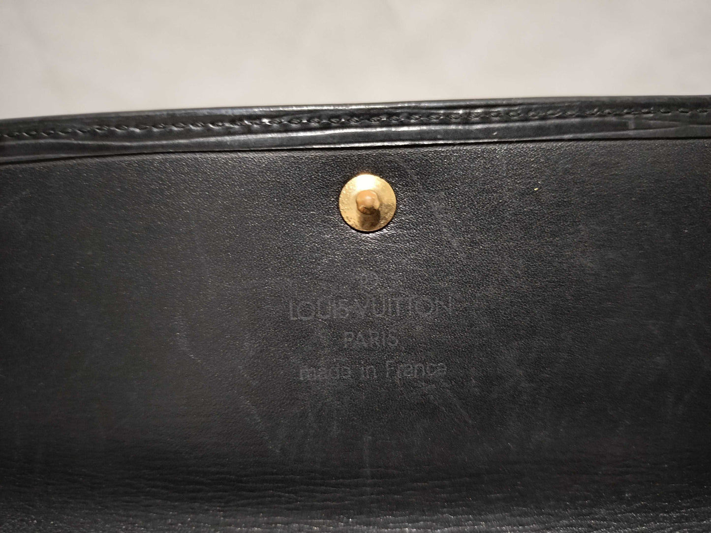 LOUIS VUITTON Epi Porte Monnaie Credit Noir Black Wallet