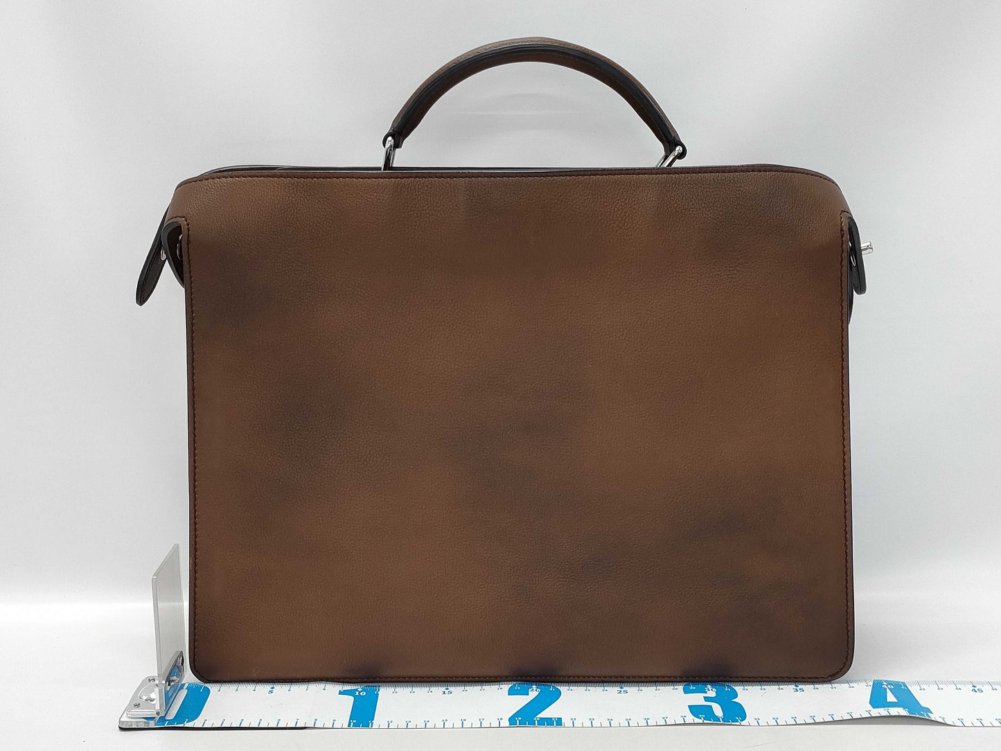 FENDI fashion show style large zipper business bag