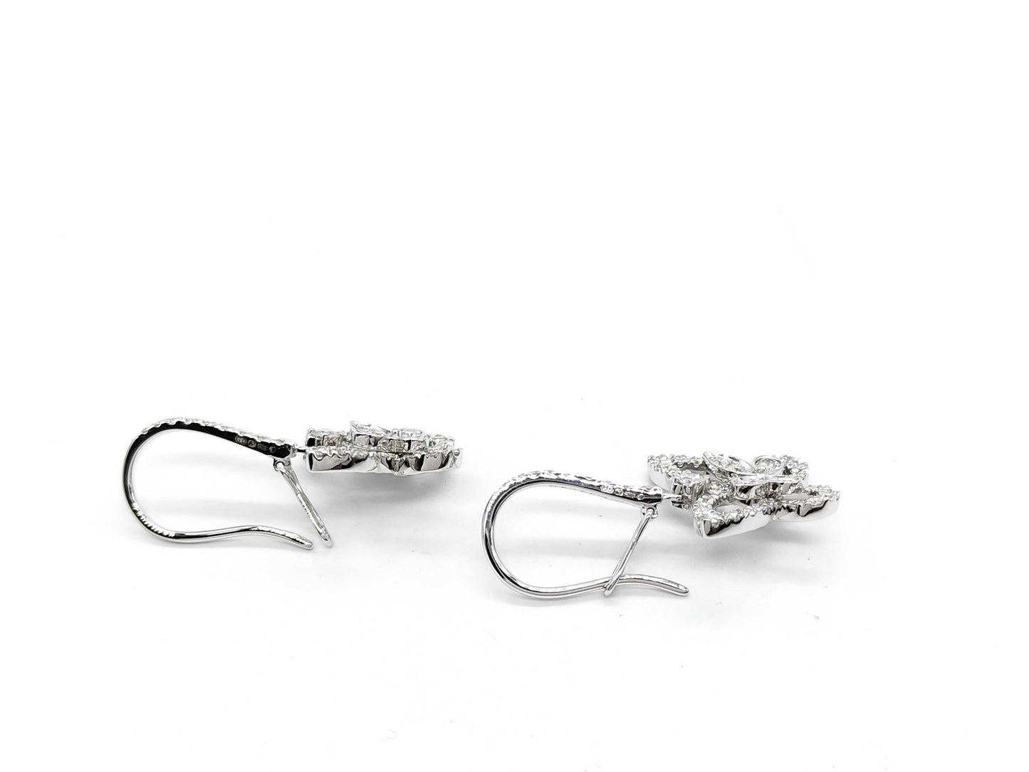 GRAFF Butterfly Pave Diamond WG Au750 4.8g Earrings